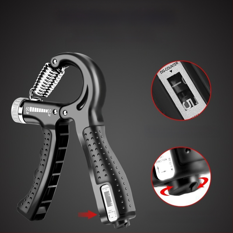 Συσκεύη εκπαίδευσης λαβής με μετρητή αποκατάστασης δακτύλων, ρυθμιζόμενος ασκητήρας καρπού, συσκευή αντίστασης με ελατήριο, υλικό PP