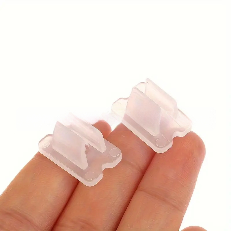 Клип за фиксиране на LED лента (PC/PP, инжекционно формоване, 2 g)