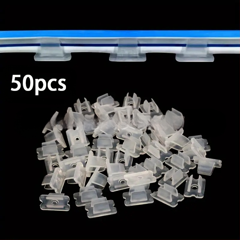 Клип за фиксиране на LED лента (PC/PP, инжекционно формоване, 2 g)