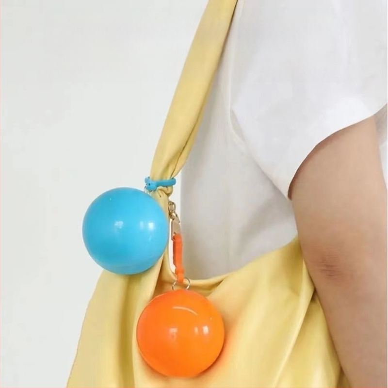 Αδιάβροχο μίας χρήσης σε σφαιρικό σχήμα, φορητό για υπαίθρια χρήση, PVC ύφασμα, 1 άτομο