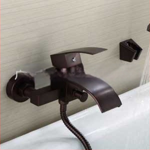 ORB krioklio dušo komplektas voniai su rankiniu dušu, sieninis montavimas, varis, modelis HD-0909b, funkcijos: burbuliai, lietus, purškimas