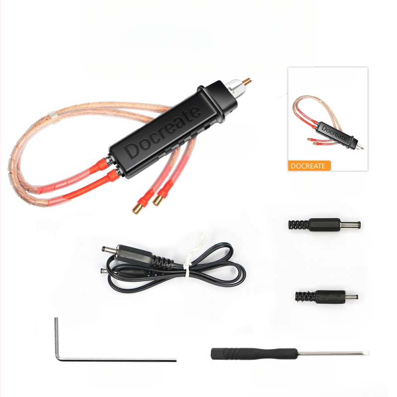 Docreate интегрирана писалка за точково заваряване за DIY батерийни пакети за електрически превозни средства – ръчна, високопроизводителна, съвместима с 18650