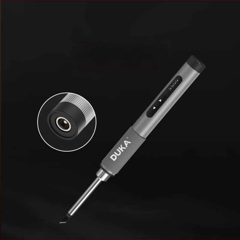 Φορητός σταθμός συγκόλλησης 65W, σταθερή θερμοκρασία, τροφοδοσία QC/Pd, κράμα αλουμινίου, 24V, για συγκόλληση και επισκευές