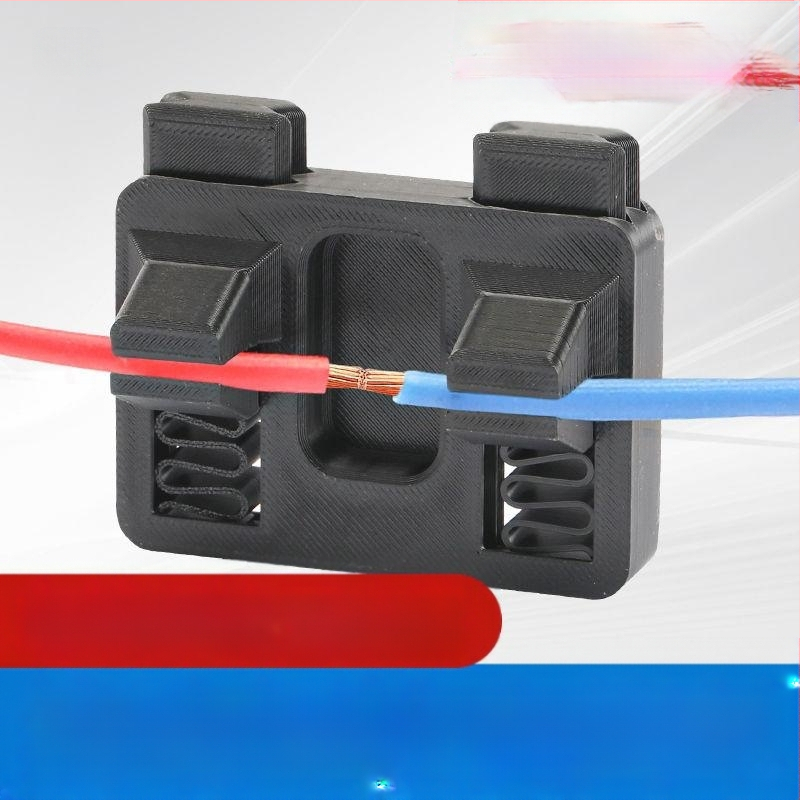 Elektroninių laidų litavimo laikiklis ir litavimo įrenginio laikiklis grandinių remontui