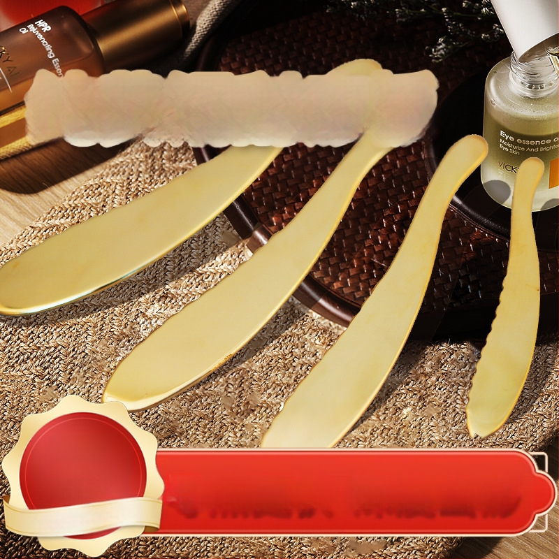 Jiquan gua sha masažo plokštė – 1 vnt į dėžutę, logotipo spausdinimas, pritaikymas galimas