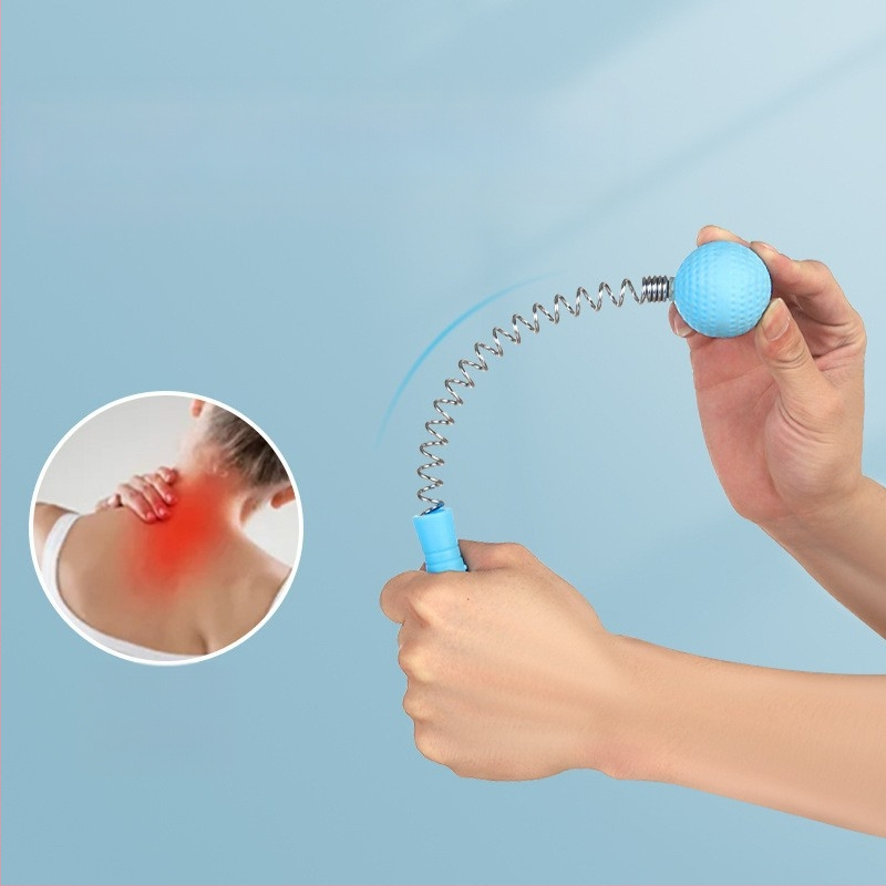 Golfmasāžas āmurs, silikona atsperu masieris, daudzfunkcionāls muguras/ meridiānu/ fitnesa āmurs — Louchuan, 2002