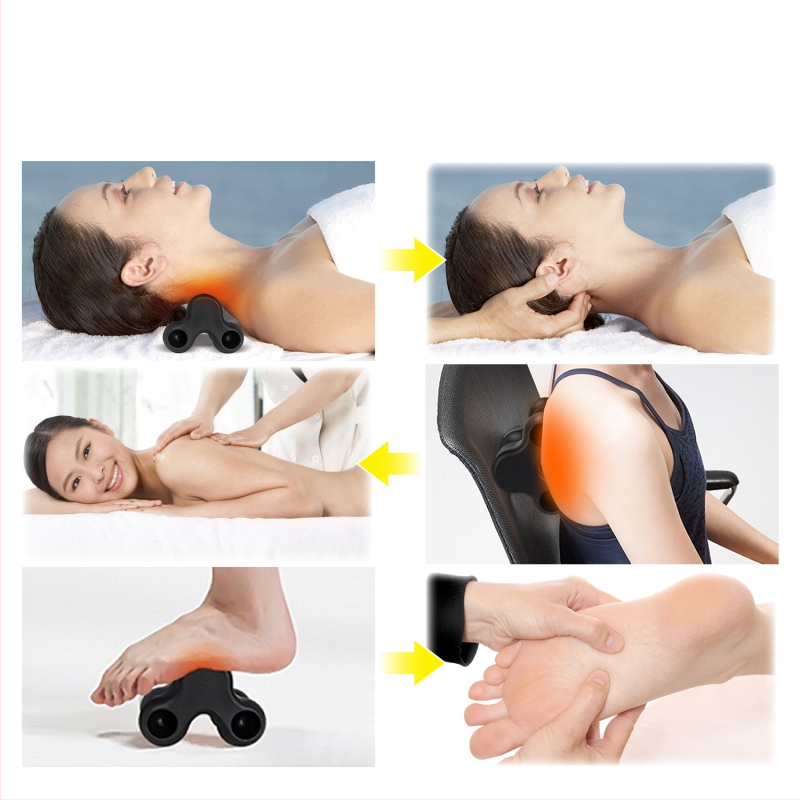 JUQI Μαξιλάρι αυχένα για μασάζ με ακουποντ μασάζ και ζεστό moxibustion, μοντέλο 21414, πολυπροπυλένιο