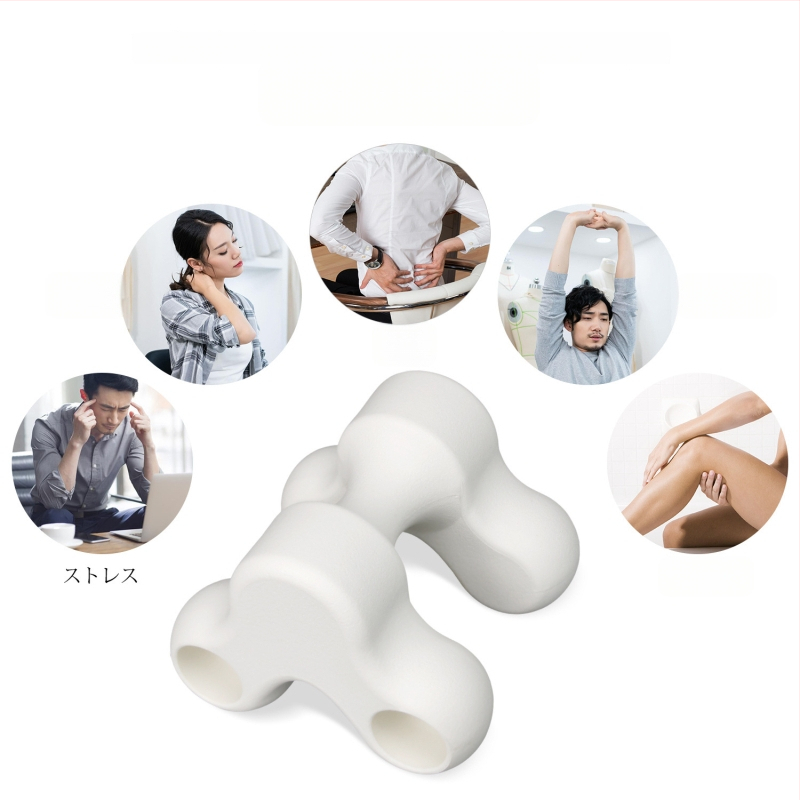 JUQI Μαξιλάρι αυχένα για μασάζ με ακουποντ μασάζ και ζεστό moxibustion, μοντέλο 21414, πολυπροπυλένιο