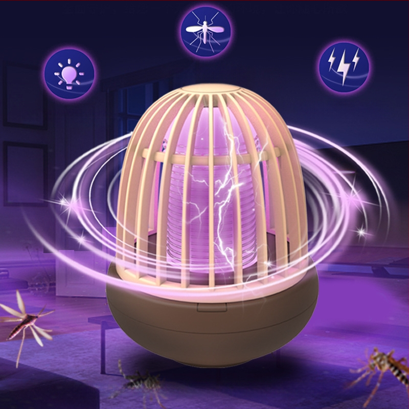 LED komarų naikinimo lemputė, USB įkrovimas, lauko naudojimui, šviesos bangų gaudyklė, tinkama 51–100 m², pristatyta 2022 m