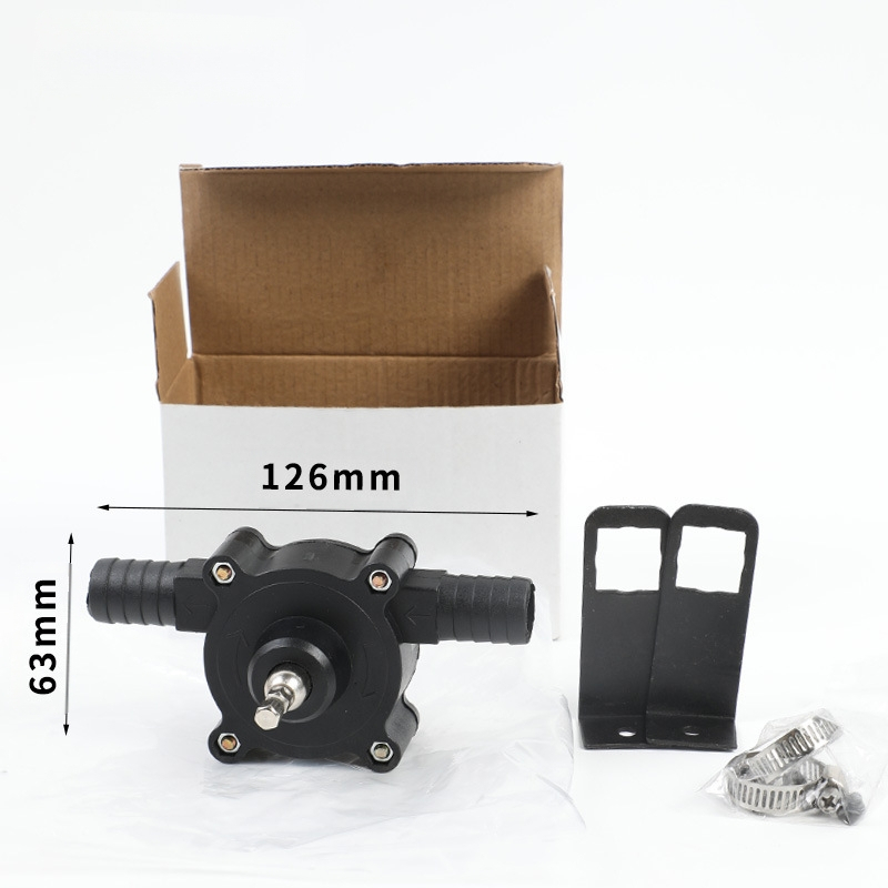 Преносима домашна водна помпа с DC захранване, самозасмукваща центробежна помпа, за работа с бормашина