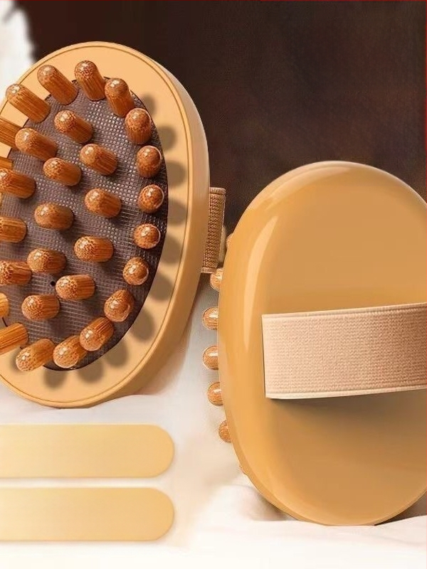 Meridijanska masažna četka s jastučićem zraka, masaža glave po meridijanu, cijelo tijelo masaža za olakšanje umora, 90 g