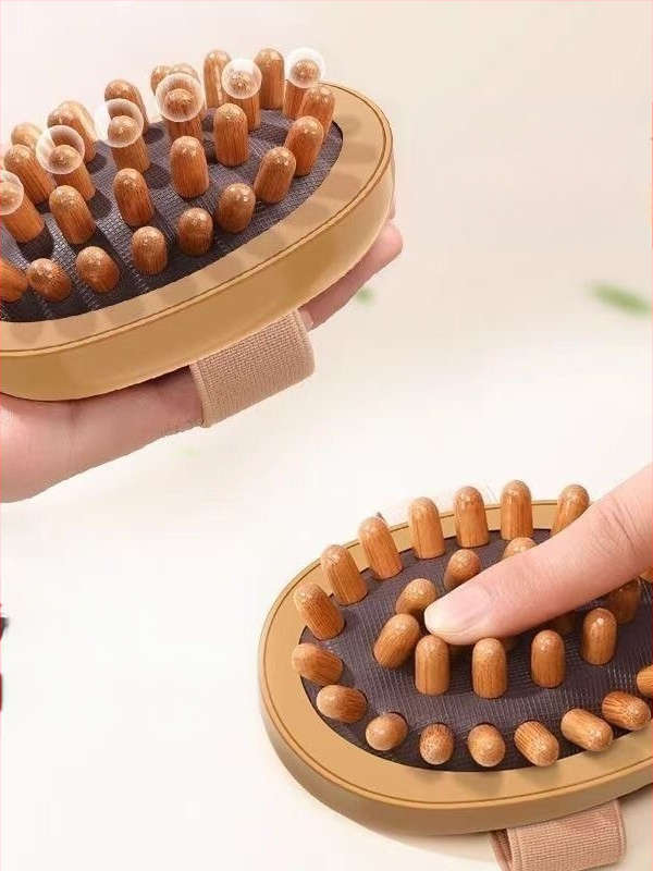 Meridijanska masažna četka s jastučićem zraka, masaža glave po meridijanu, cijelo tijelo masaža za olakšanje umora, 90 g