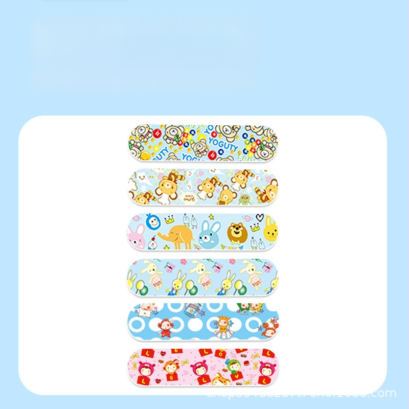 Phaeton Bandaj adeziv cu design Cartoon, impermeabil și respirabil, plasture hemostatic pentru picior, 100 bucăți