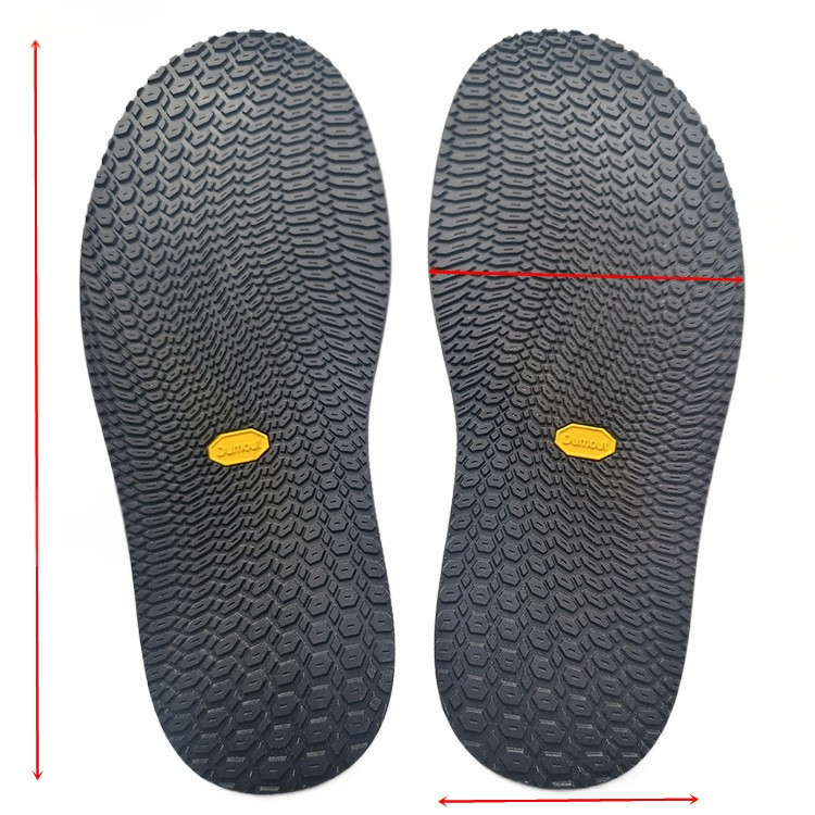 Guminių batų remonto pleistrai: priekinė pėdos dalis ir kulnas, visos pado storinimui plokštės