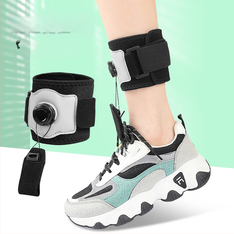 Bokavédő csavaros állítású lábemeléshez tartozó sín, Velcro szalag, OK anyag, nappali és éjszakai használatra