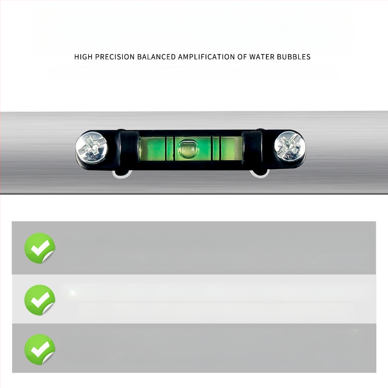 Неръждаема стомана позициониращ нивелир за тръби гореща и студена вода и локатор за душ глава, държач за водна тръба/клапан, полирана повърхност, 0,12 кг