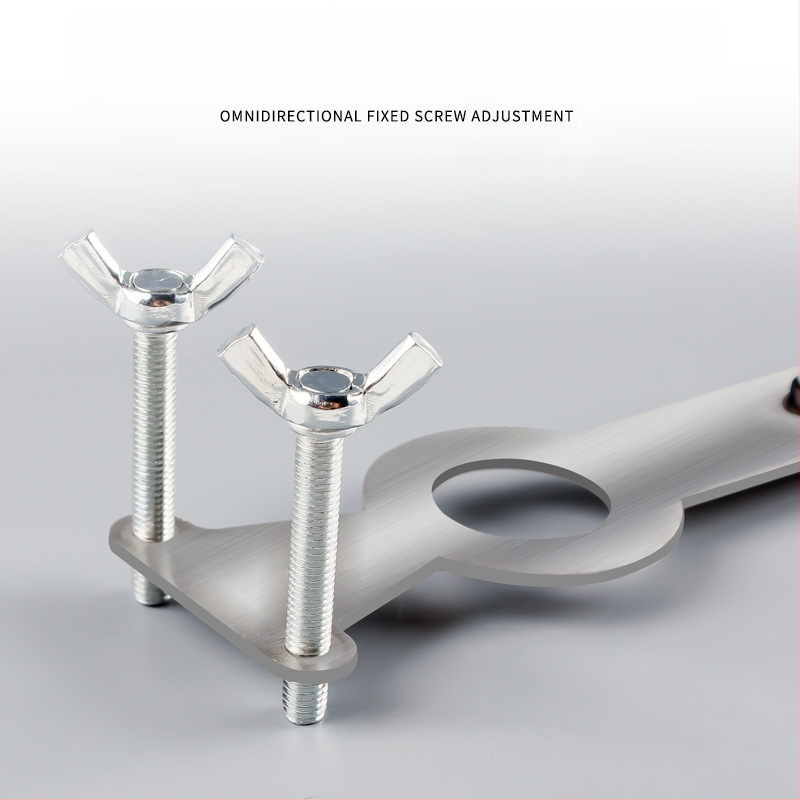 Неръждаема стомана позициониращ нивелир за тръби гореща и студена вода и локатор за душ глава, държач за водна тръба/клапан, полирана повърхност, 0,12 кг