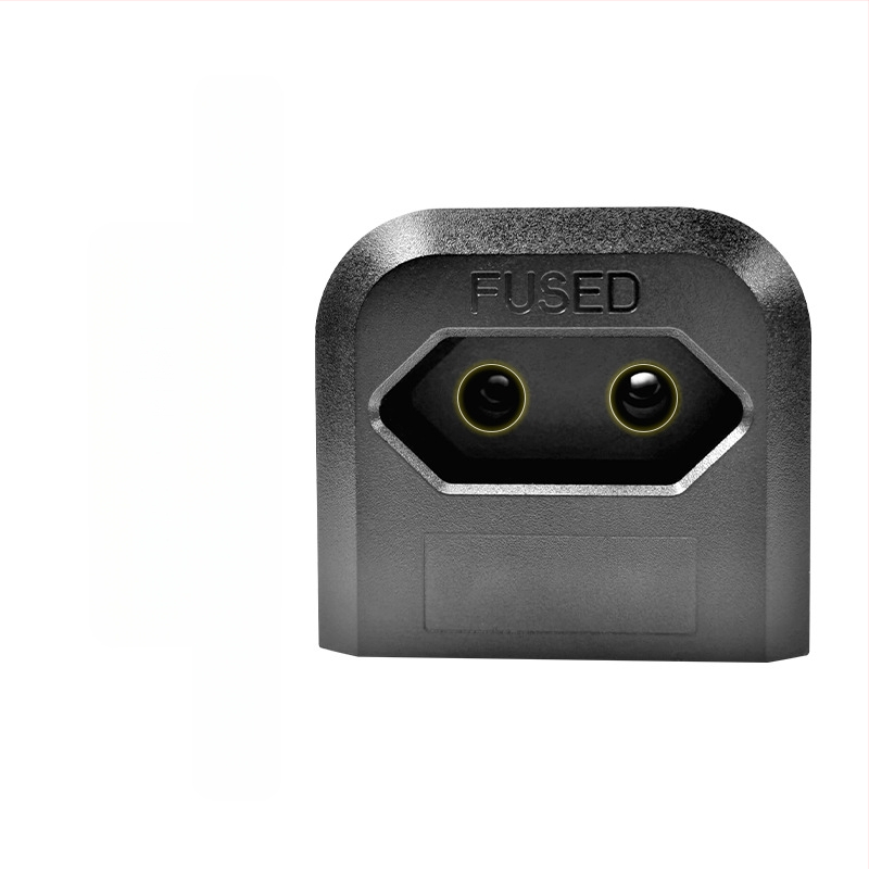 Kelioninis adapteris EU–UK, dvi kištukų lizdai, 250V, 2.5A, korpusas PC+ABS lydinys, varinis laidininkas GB, CE