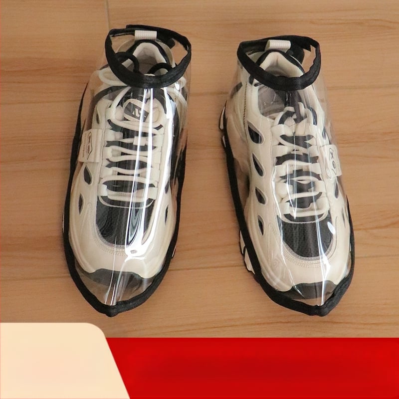 PVC avalynės apsaugos uždangalai kirpyklai, modelis 35-45 kodas, atsparūs vandeniui, skirti batams, dėžutėje 500 vnt.