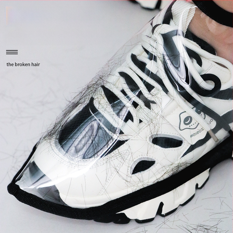 PVC avalynės apsaugos uždangalai kirpyklai, modelis 35-45 kodas, atsparūs vandeniui, skirti batams, dėžutėje 500 vnt.