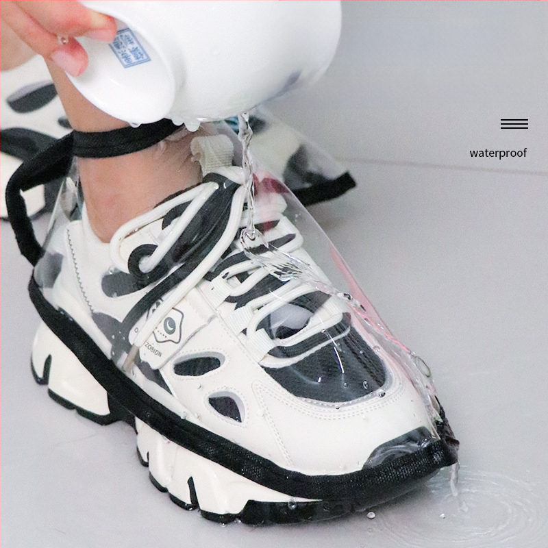 PVC avalynės apsaugos uždangalai kirpyklai, modelis 35-45 kodas, atsparūs vandeniui, skirti batams, dėžutėje 500 vnt.