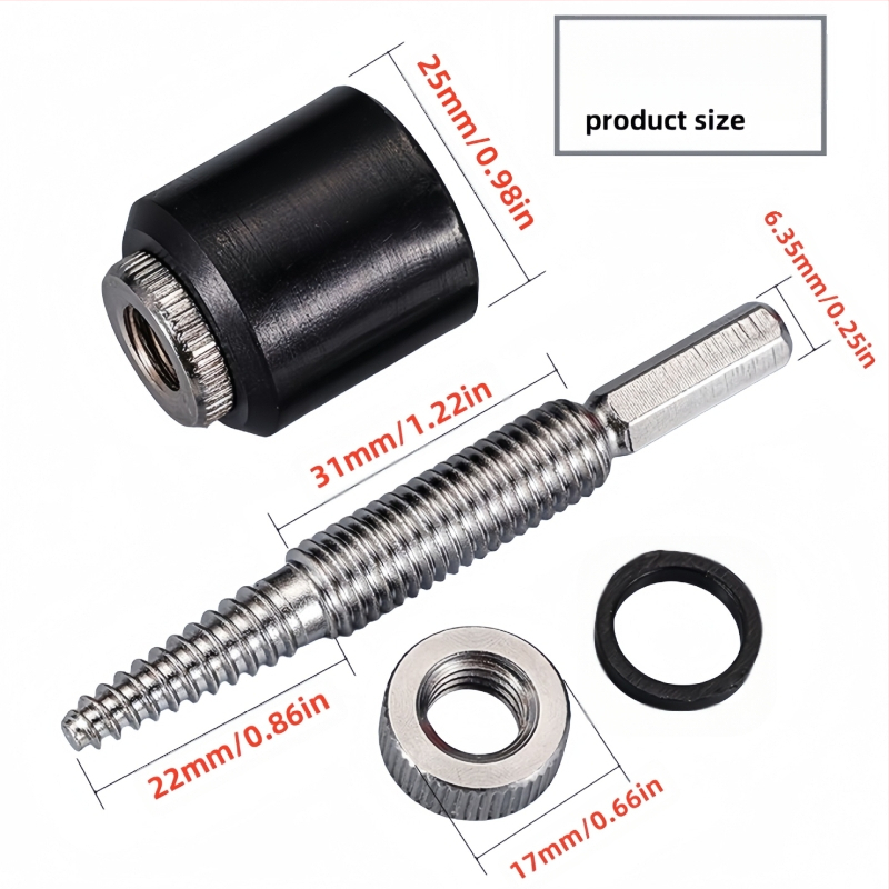 Екстрактор за разширителни винтове със шестограмен патрон – дължина 82 мм, 40Cr-V стомана, марка Xin mu tian, тегло 70 g