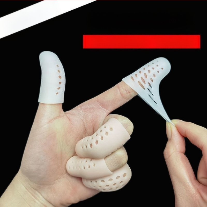 Protector din silicon pentru degetul mare rănit – anti-alunecare, respirabil, rezistent la uzură pentru muncă