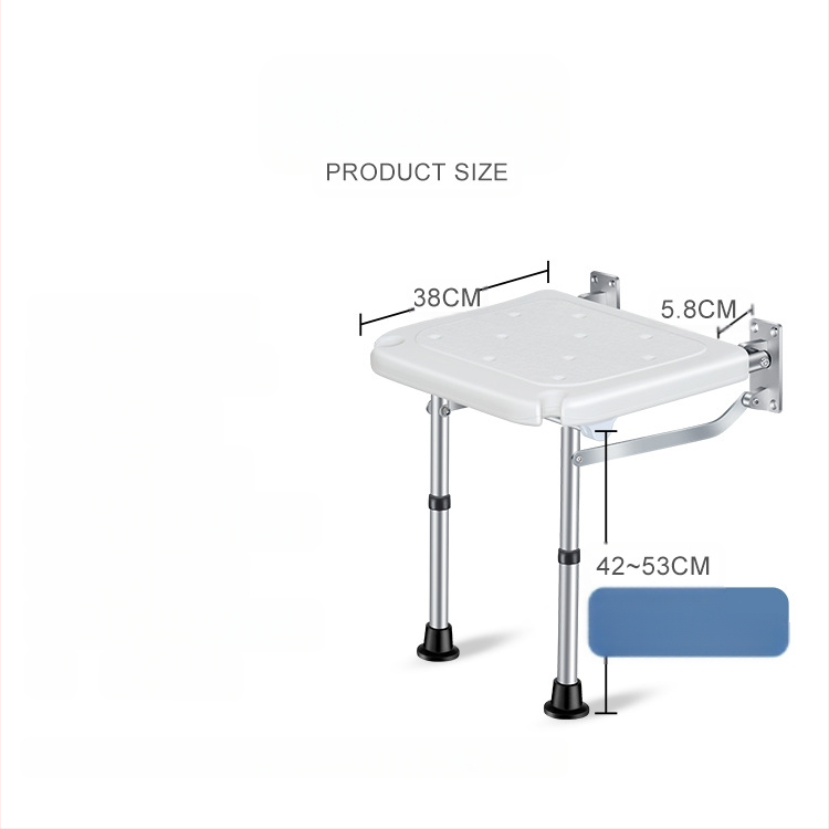 Sulankstoma dušo kėdė iš aliuminio lydinio; skirta vyresnio amžiaus žmonėms ir neįgaliems; kilmė Zhongshan, Guangdong; sulankstoma