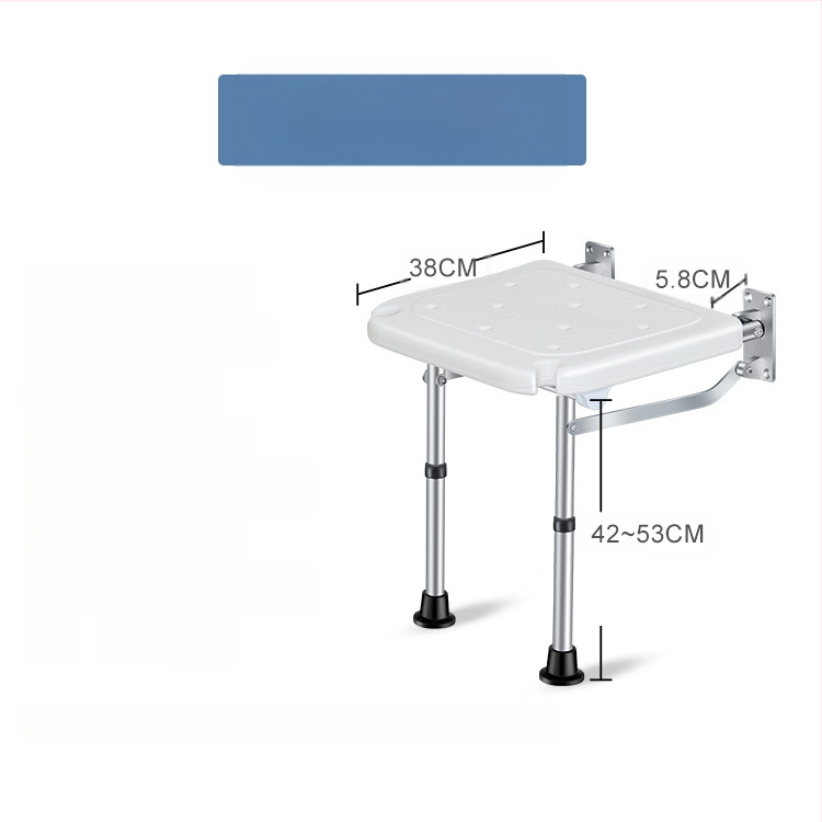 Sulankstoma dušo kėdė iš aliuminio lydinio; skirta vyresnio amžiaus žmonėms ir neįgaliems; kilmė Zhongshan, Guangdong; sulankstoma