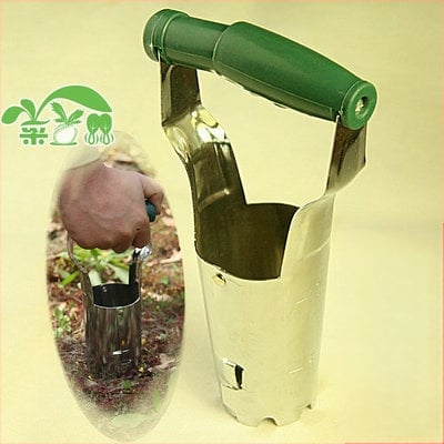 Transplantacijos vamzdelis daržovių sodinukams, Modelis A, iš geležies, prekinis ženklas Vegetable Art Forest, skirtas daržovių, gėlių ir medžių sodinukams