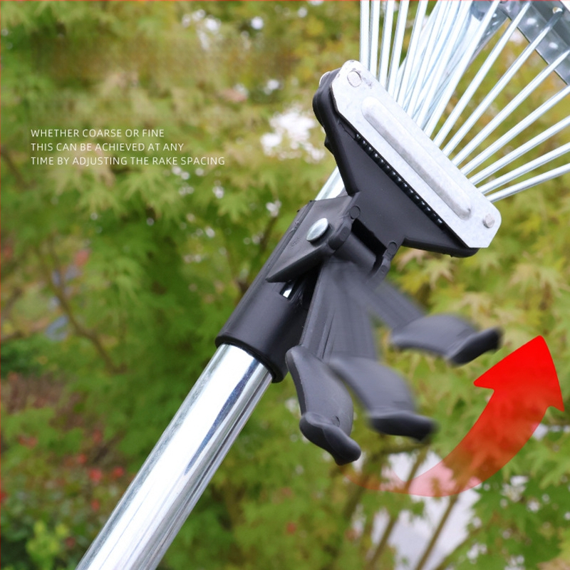 Teleskopinis sodo grėblys, modelis 01, prekė Prepared, universalus naudojimas