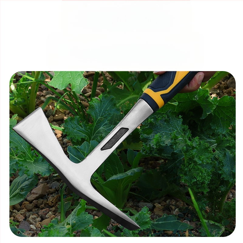 Мултифункционална кирка с едноцял корпус — върхово и плоско острие, ударна функция за градина и ферма