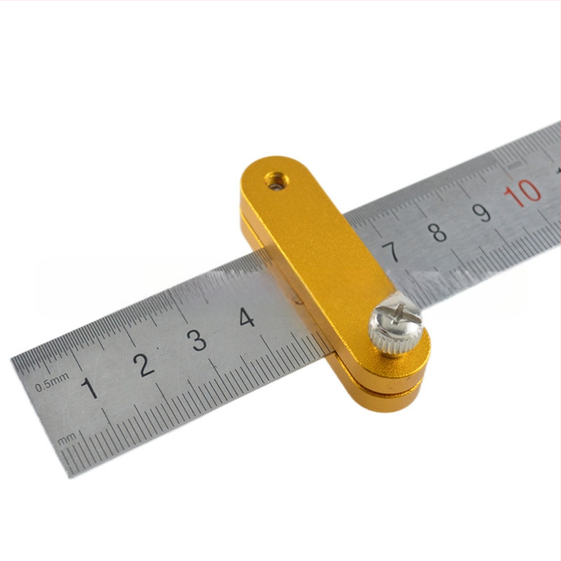 Алуминиев сплав регулируем локатор за прави линии с плъзгащ се рисувач за дървообработване, анодирана повърхност