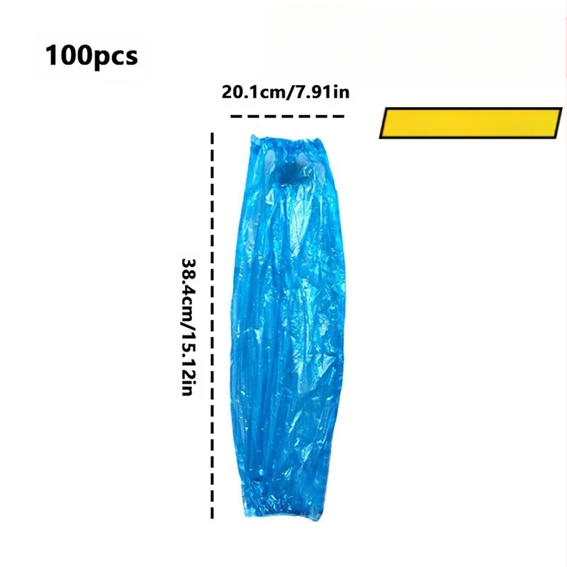Еднократни PE ръкави, прозрачни, водоустойчиви и маслоустойчиви, срок на годност 36 месеца