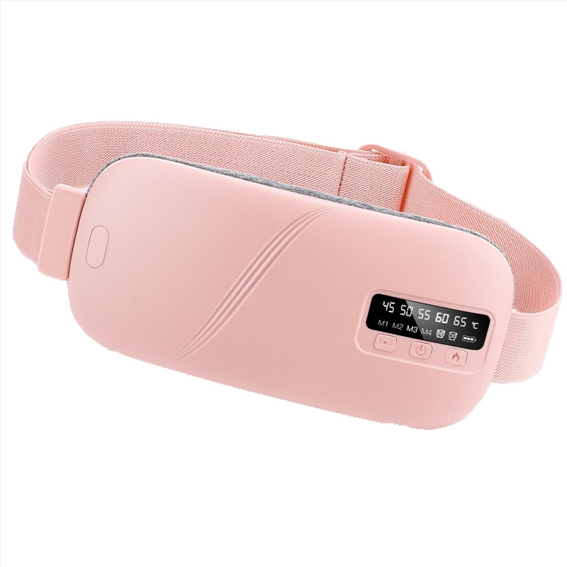 Grafēna apkures josta viduklim, USB uzlāde, digitālais displejs, temperatūra 45–65°C, 4 režīmi vibrācijas masāžai