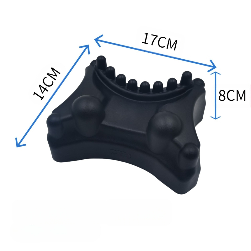 Stačiakampė kaklo pagalvė iš PU poliuretano su daugiafunkcine masažo funkcija
