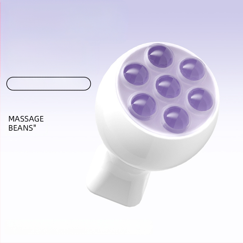 Χειροκίνητος μασέρ προσώπου με μπάλα από χαλαζία και ρολό από νεφρίτη, για πρόσωπο και λαιμό, μη ηλεκτρικός