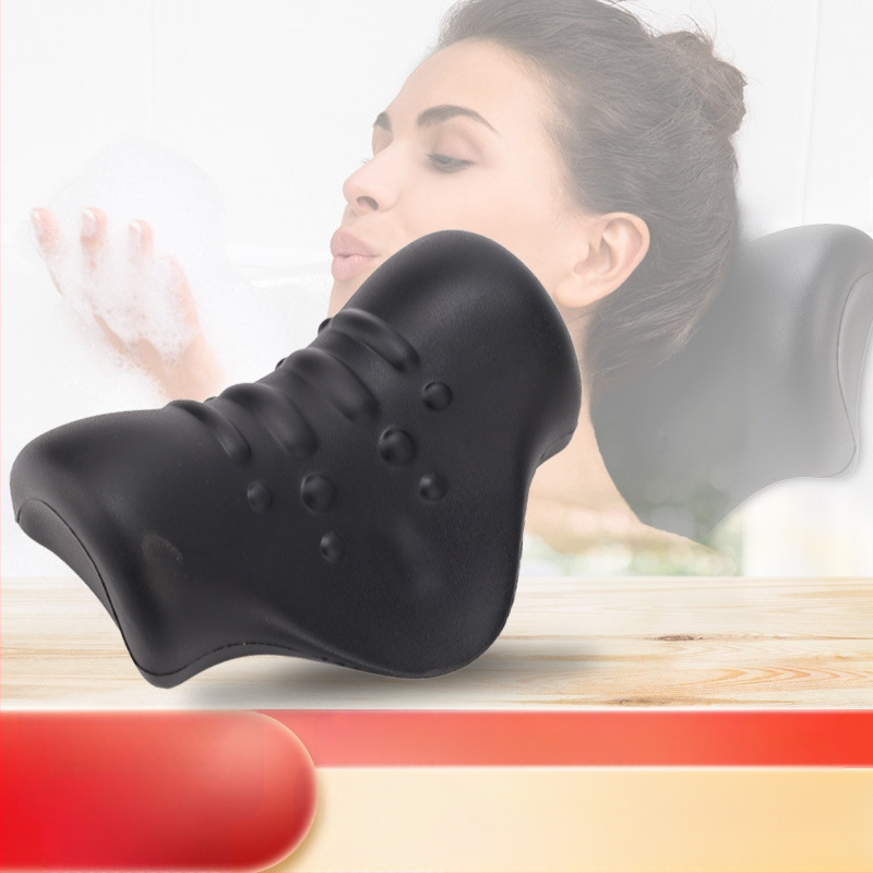 PU putų vonios pagalvė su siurbtukais, aukšto tankio, neslidinti galvos atrama