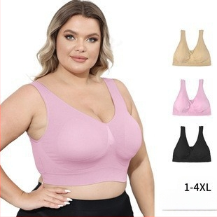 Σουτιέν χωρίς σύρμα σε γιλέκο στυλ, με τρίγωνες και φορμαρισμένες κάψες, χωρίς ραφές, νάιλον 90–95%