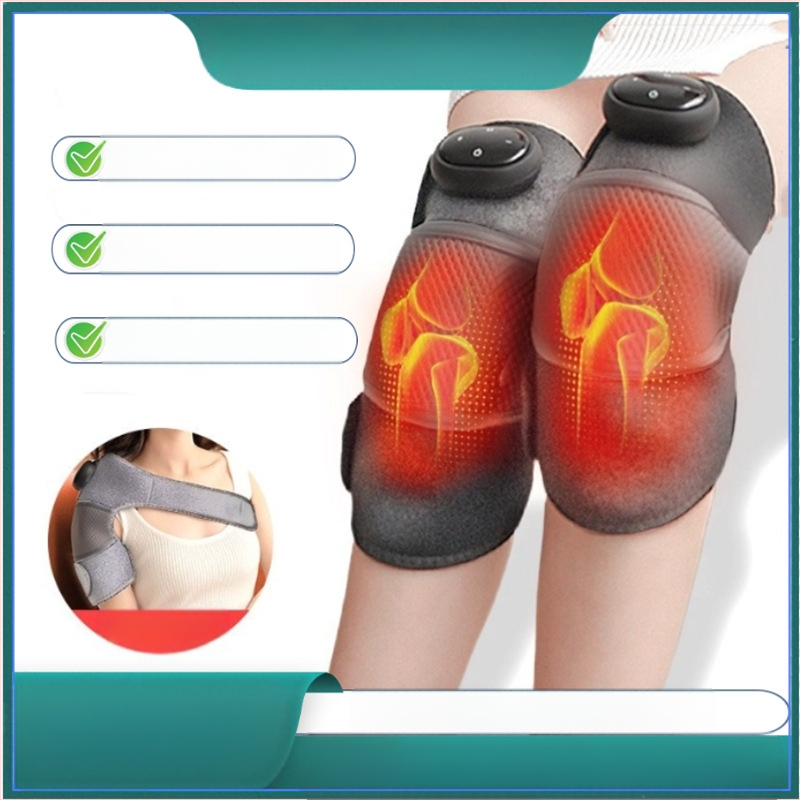 Karsējošs ceļgalu un plecu masieris ar karsto kompresiju un vibrācijas funkciju, 5V, 7W, 45–65°C