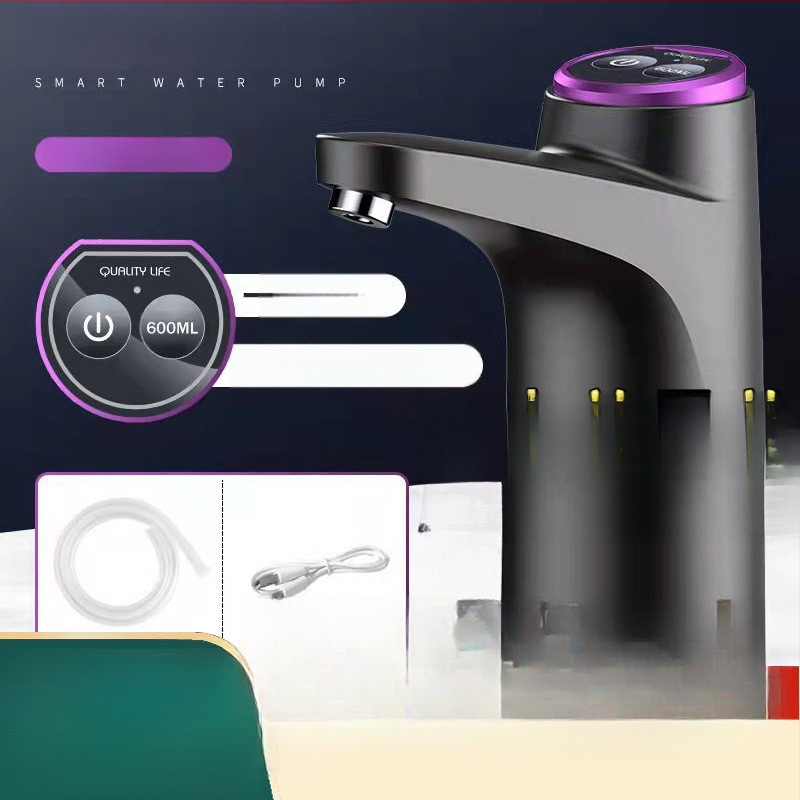 Automātisks ūdens sūknis pudelēta ūdens – USB uzlāde, 20V, 5W, Mehāniska darbība, 5Hz