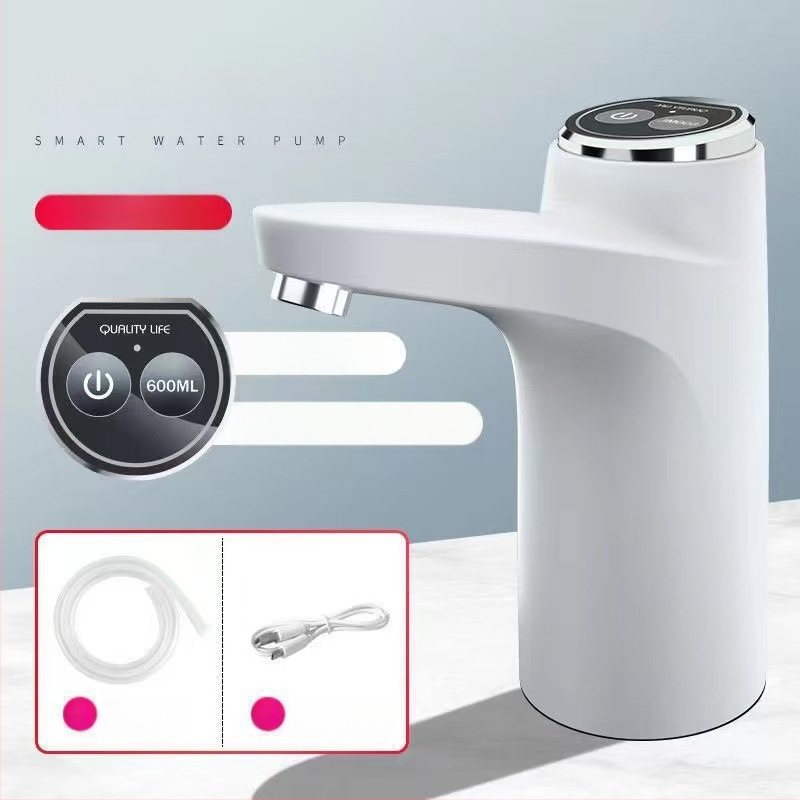 Automātisks ūdens sūknis pudelēta ūdens – USB uzlāde, 20V, 5W, Mehāniska darbība, 5Hz
