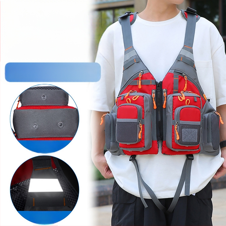 Hengtu 960 Γιλέκο Πλευστότητας για Υδάτινα Αθλήματα, Με Πολλές Τσέπες, Γρήγορο Στέγνωμα