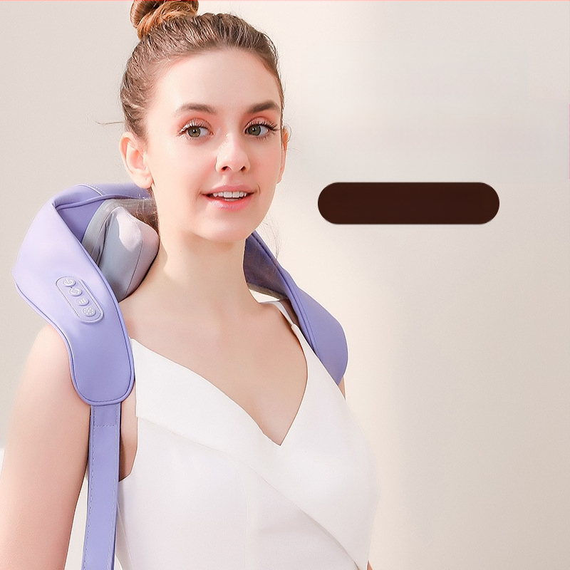 SL-Z9 įkraunamas kaklo ir pečių masažuoklis, 6 galvutėmis, šilumos kompresas, infraraudonųjų spindulių terapija ir laikmatis