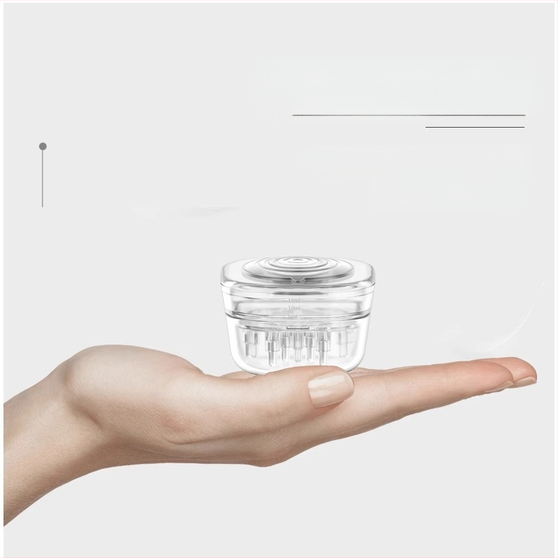 Smooth Hair XF-1 galvos odos vaistų aplikatorius su kvadratine skaidrąja vadomąja šukele – 38 g, riebalų kontrolė, galvos odos nuraminimas, masažinė galvutė su plaukų augimo esencija