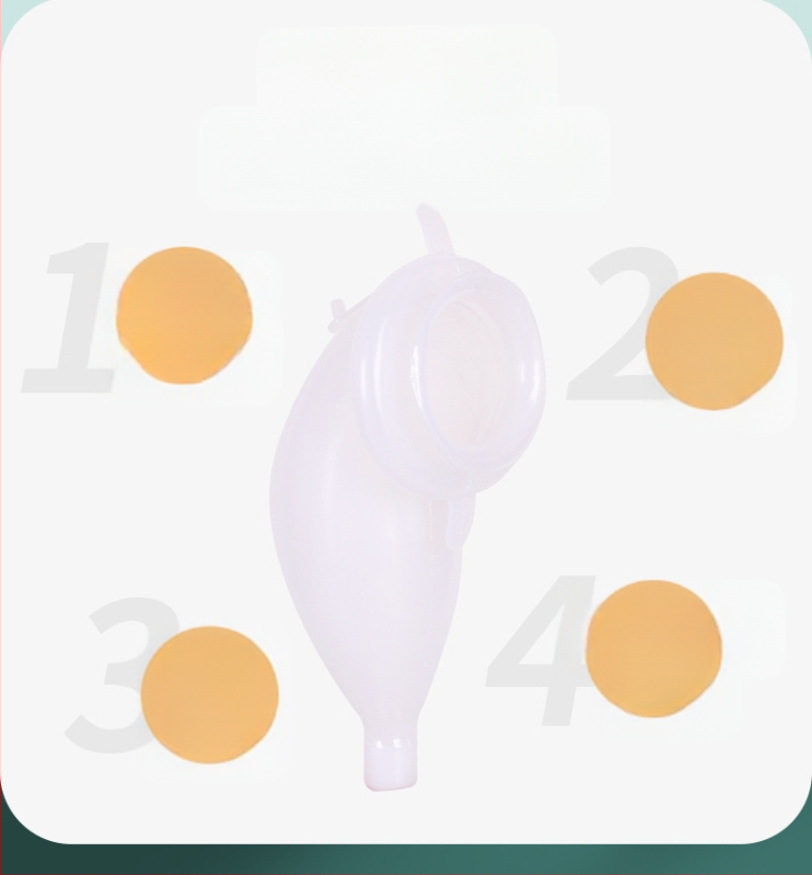 Shengbang силиконов уринен колектор и торба за урина за възрастни с инконтиненция — силикон/пластмаса, 60 бр. в опаковка