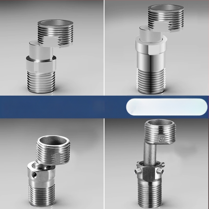 Dušas krāns ar regulējamiem teleskopiskiem izliektiem kājiņām, pagarināts leņķis, vara korpuss, savienojums