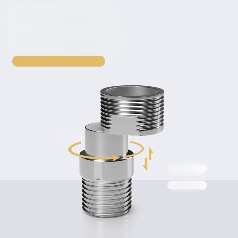 Dušas krāns ar regulējamiem teleskopiskiem izliektiem kājiņām, pagarināts leņķis, vara korpuss, savienojums