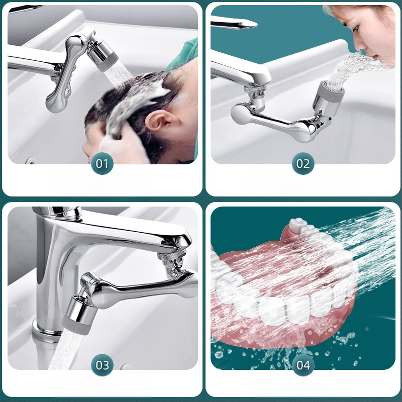 Universalus virtuvinis maišytuvas su pasukama ranka ir išplėtine srove antgaliu, keraminių vožtuvų kamienas, varis, srieginis montavimas, modernus stilius