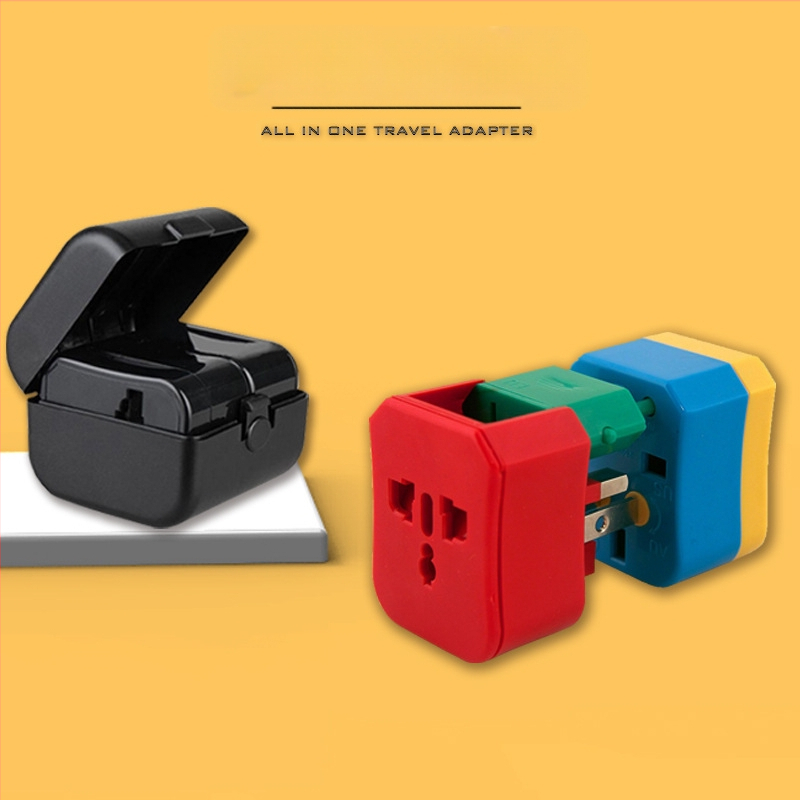 Daudzfunkcionāls kontaktligzdas adapters – 3C sertificēts, spriegums 50–440V, ceļojumiem